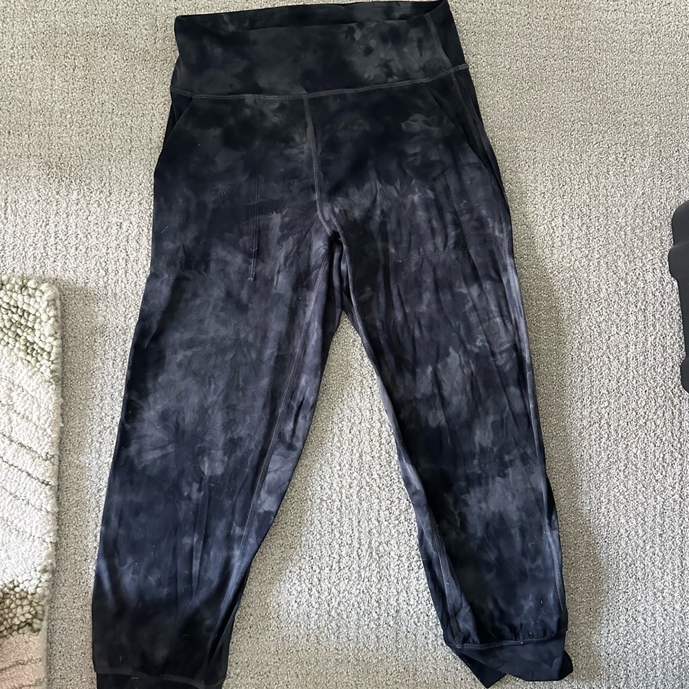 Lululemon joggers Black Tie-Dye Bottoms